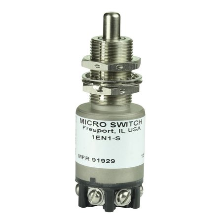 HONEYWELL Snap Acting/Limit Switch, Spdt, Momentary, 4A, 28Vdc, 7.37Mm, Connector Terminal, Plunger Actuator,  1EN32-R